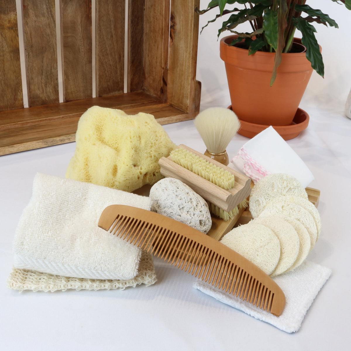 Plastic Free Bathroom Accessories - Cosy Cottage Soap