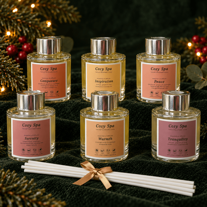 100ml Cosy Spa Exclusive Essential Oil Blend Diffusers - Cosy Cottage Soap