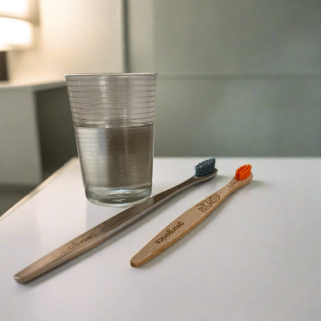 Beechwood Toothbrush - Adult & Child Sizes - Cosy Cottage Soap