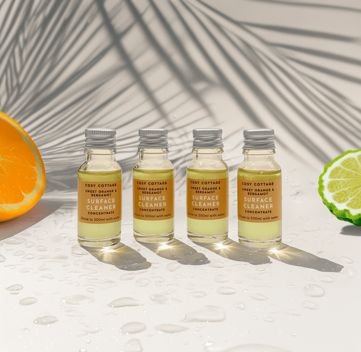Biodegradable Surface Cleaning Spray Refills Sweet Orange & Bergamot - Cosy Cottage Soap