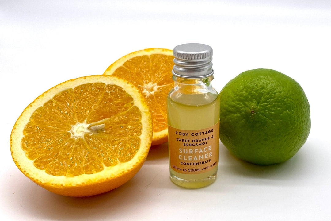 Biodegradable Surface Cleaning Spray Refills Sweet Orange & Bergamot - Cosy Cottage Soap