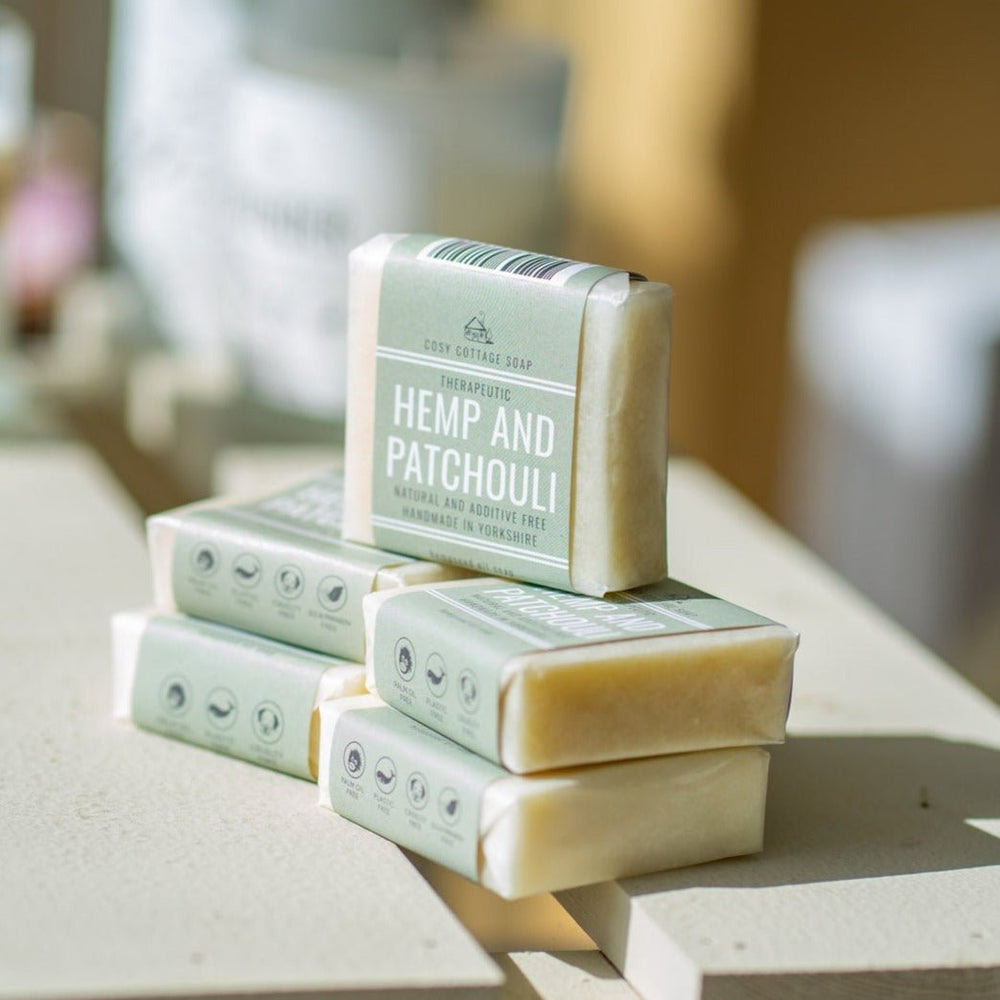Bulk Buy Hempseed & Patchouli Oil Soap - Cosy Cottage Soap