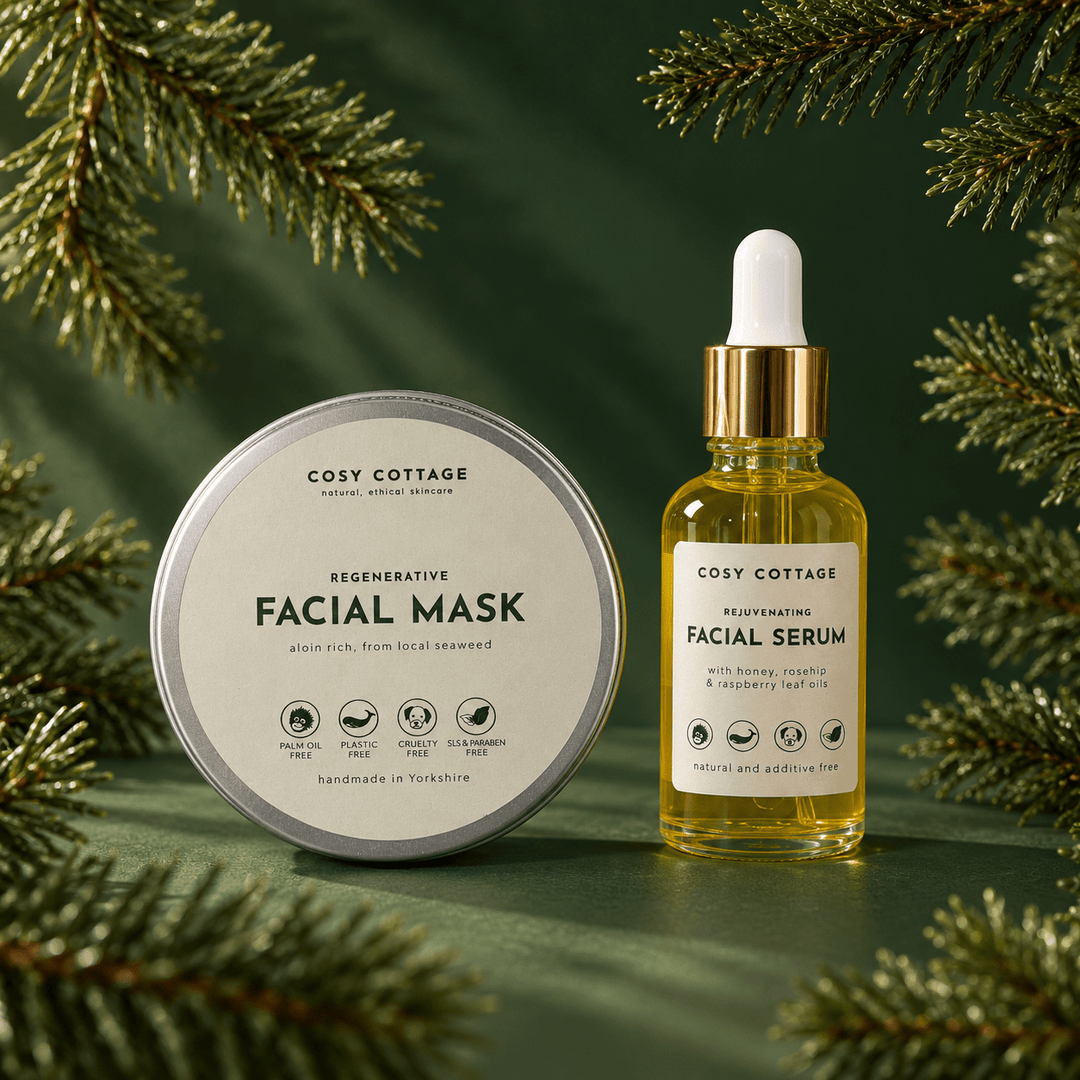 Christmas Luxury Facial Skincare Collection - Cosy Cottage Soap