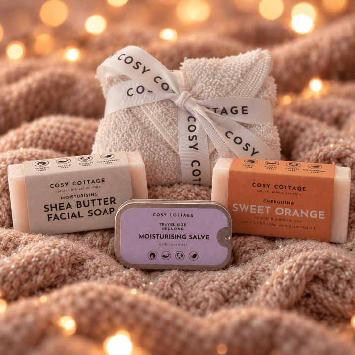 Christmas Mini Soap & Quick Fix Salve Bundle - Cosy Cottage Soap