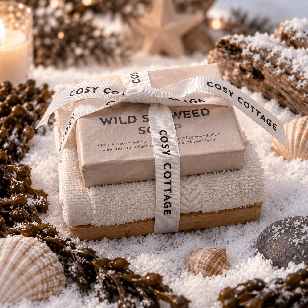 Christmas Wild Seaweed Soap Gift Set - Cosy Cottage Soap