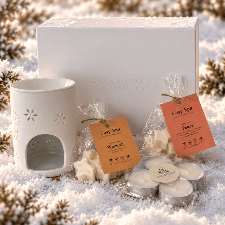 Cosy Christmas Luxury Melt and Burner Set - Cosy Cottage Soap