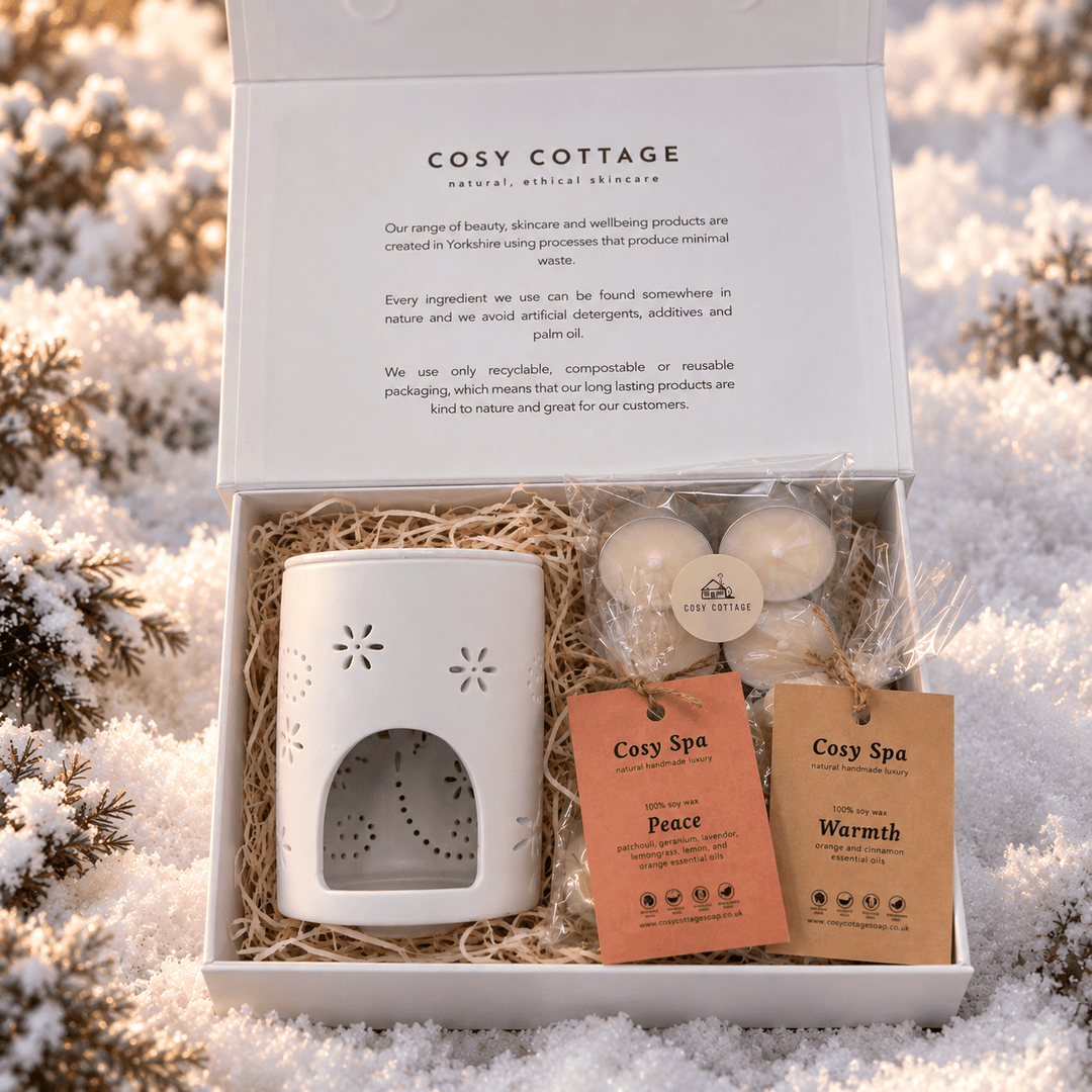 Cosy Christmas Luxury Melt and Burner Set - Cosy Cottage Soap