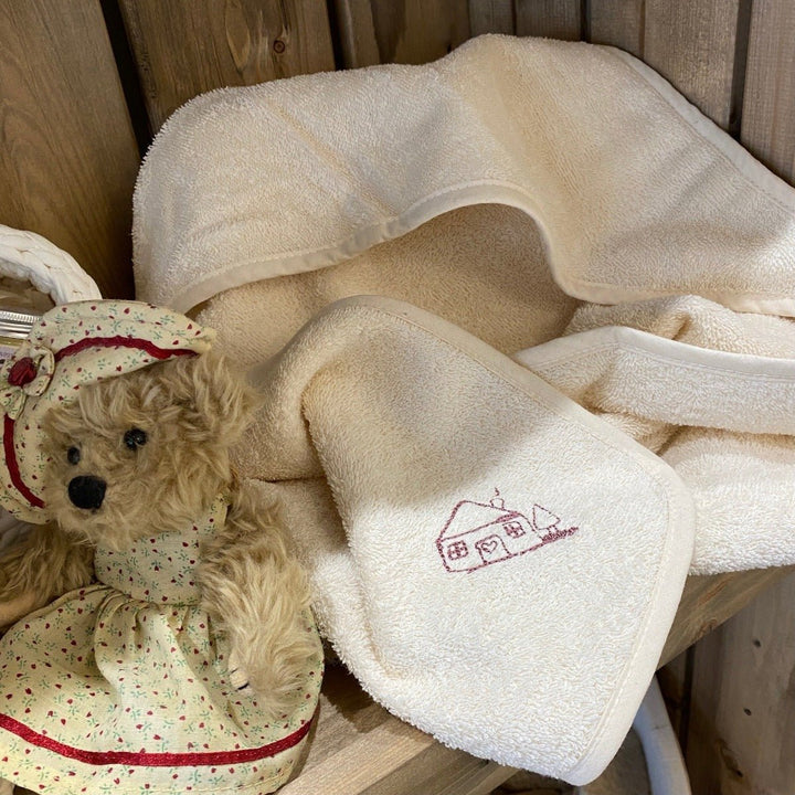 Cosy Cuddles Organic Cotton Hooded Towel - Cosy Cottage Soap