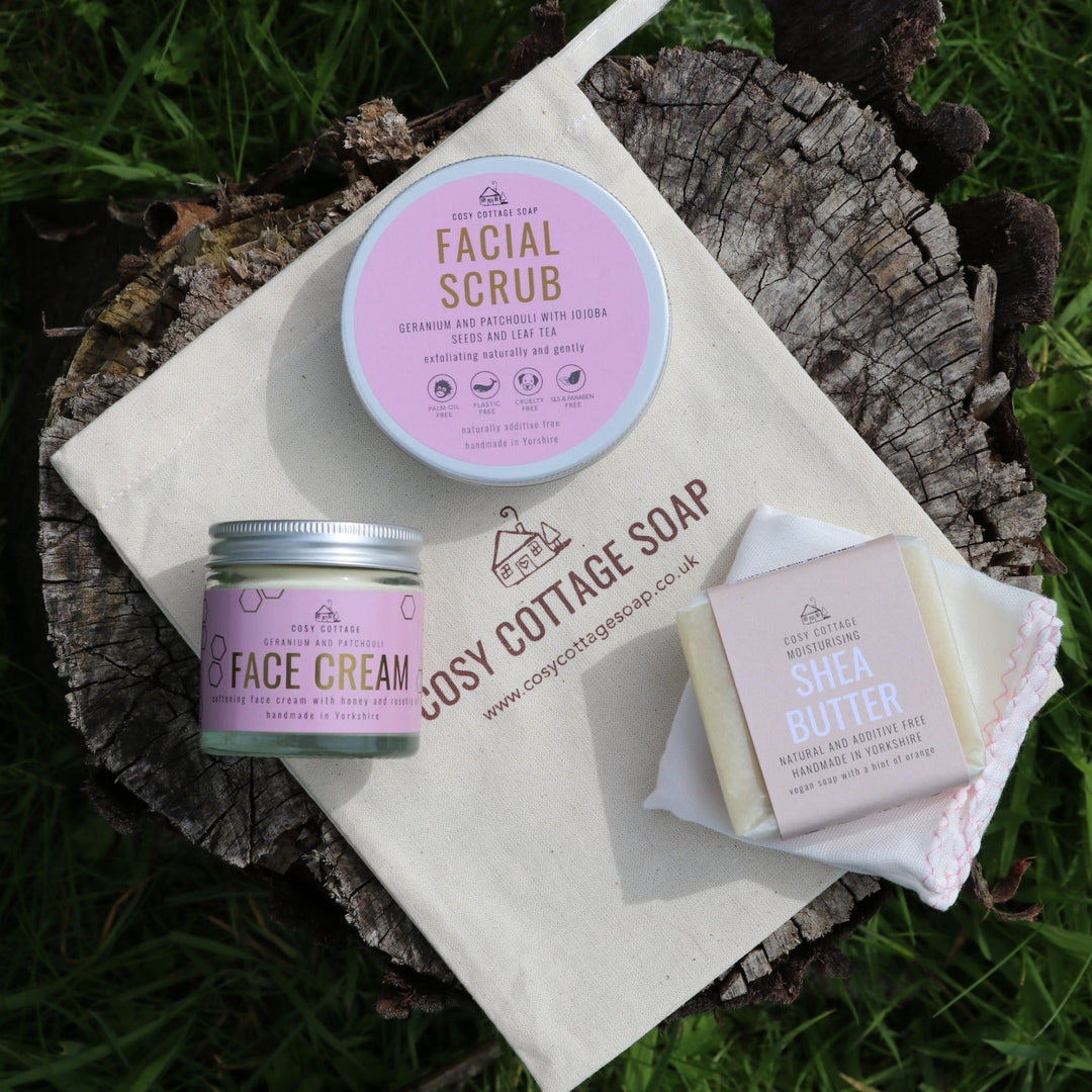 Facial Skin Brightening Kit - introductory offer 20% off - Cosy Cottage Soap