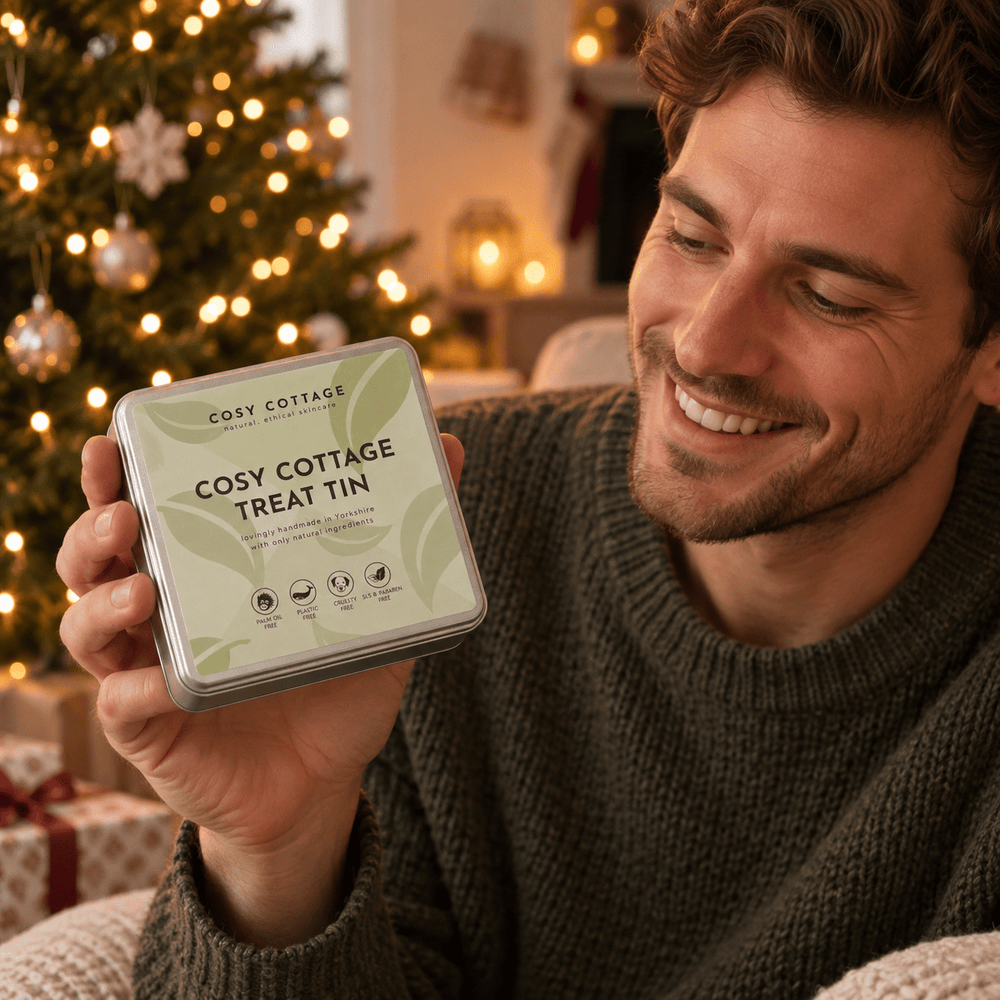 Festive Christmas Treat Tin For Him - Cosy Cottage Soap
