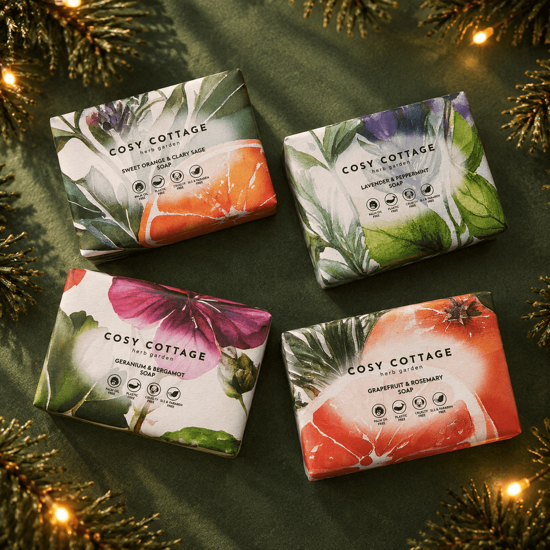 Herb Garden Natural Soap Selection Box - Cosy Cottage Soap