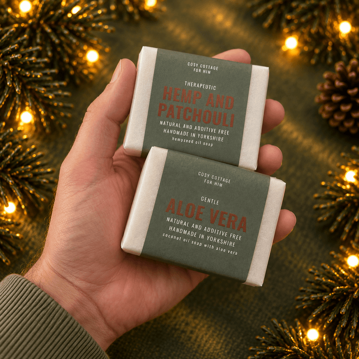 His Christmas Soap and Chocolate Box - Cosy Cottage Soap