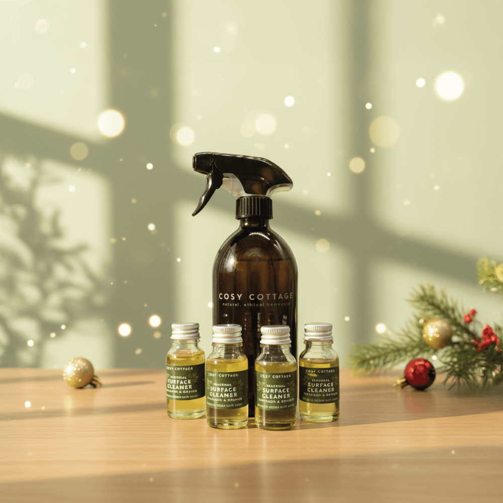 Limited Edition Festive Fragrance Biodegradable Surface Cleaning Spray - Cosy Cottage Soap