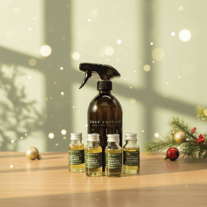 Limited Edition Festive Fragrance Biodegradable Surface Cleaning Spray - Cosy Cottage Soap