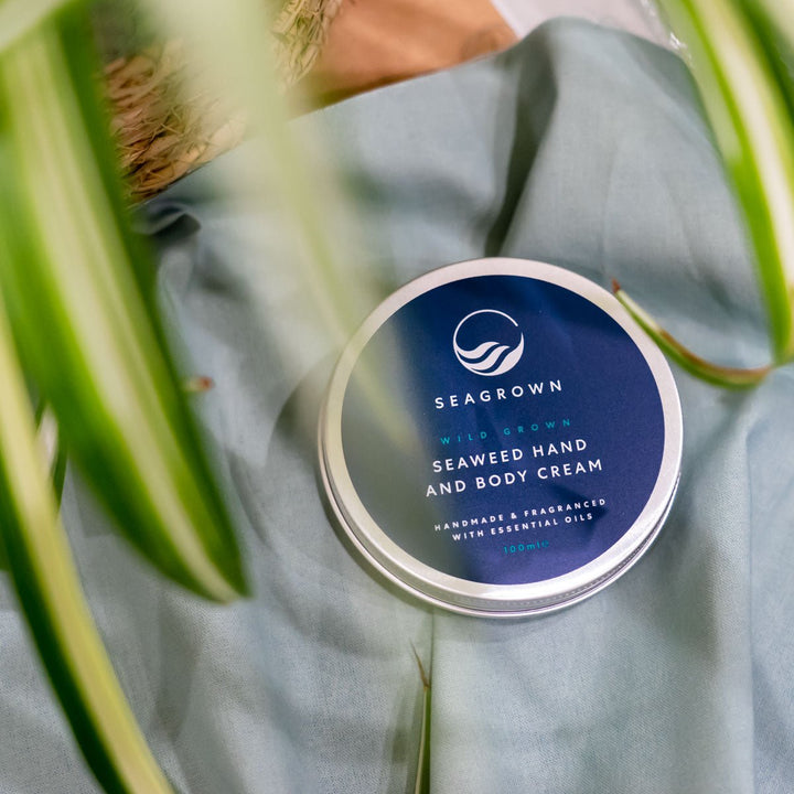 Long Lasting 'Seagrown' Kelp - Infused Hand and Body Cream with Essential Oil Blend Fragrance - Cosy Cottage Soap