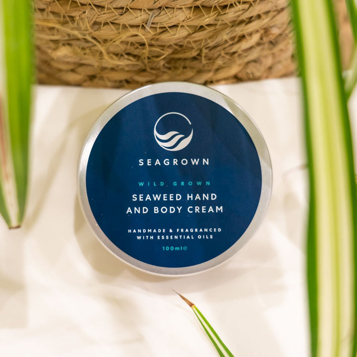 Long Lasting 'Seagrown' Kelp - Infused Hand and Body Cream with Essential Oil Blend Fragrance - Cosy Cottage Soap