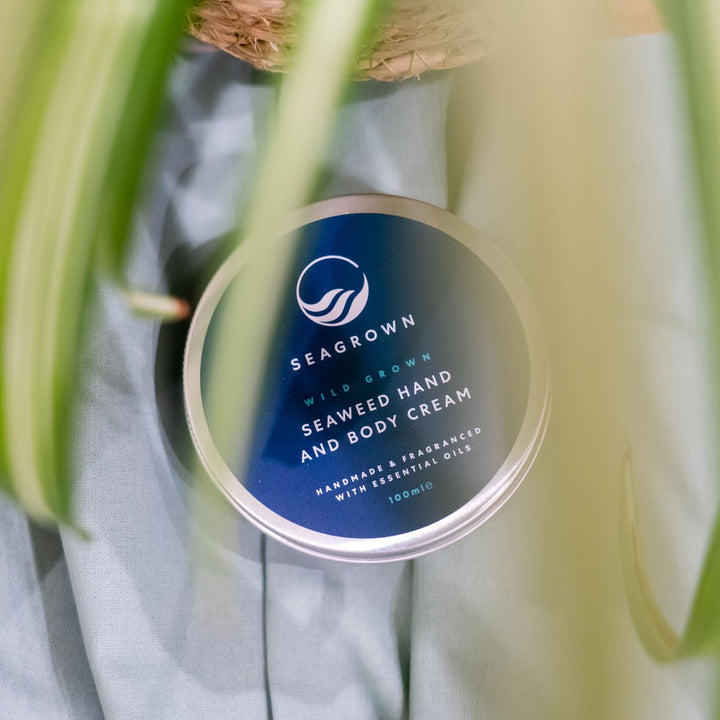 Long Lasting 'Seagrown' Kelp - Infused Hand and Body Cream with Essential Oil Blend Fragrance - Cosy Cottage Soap