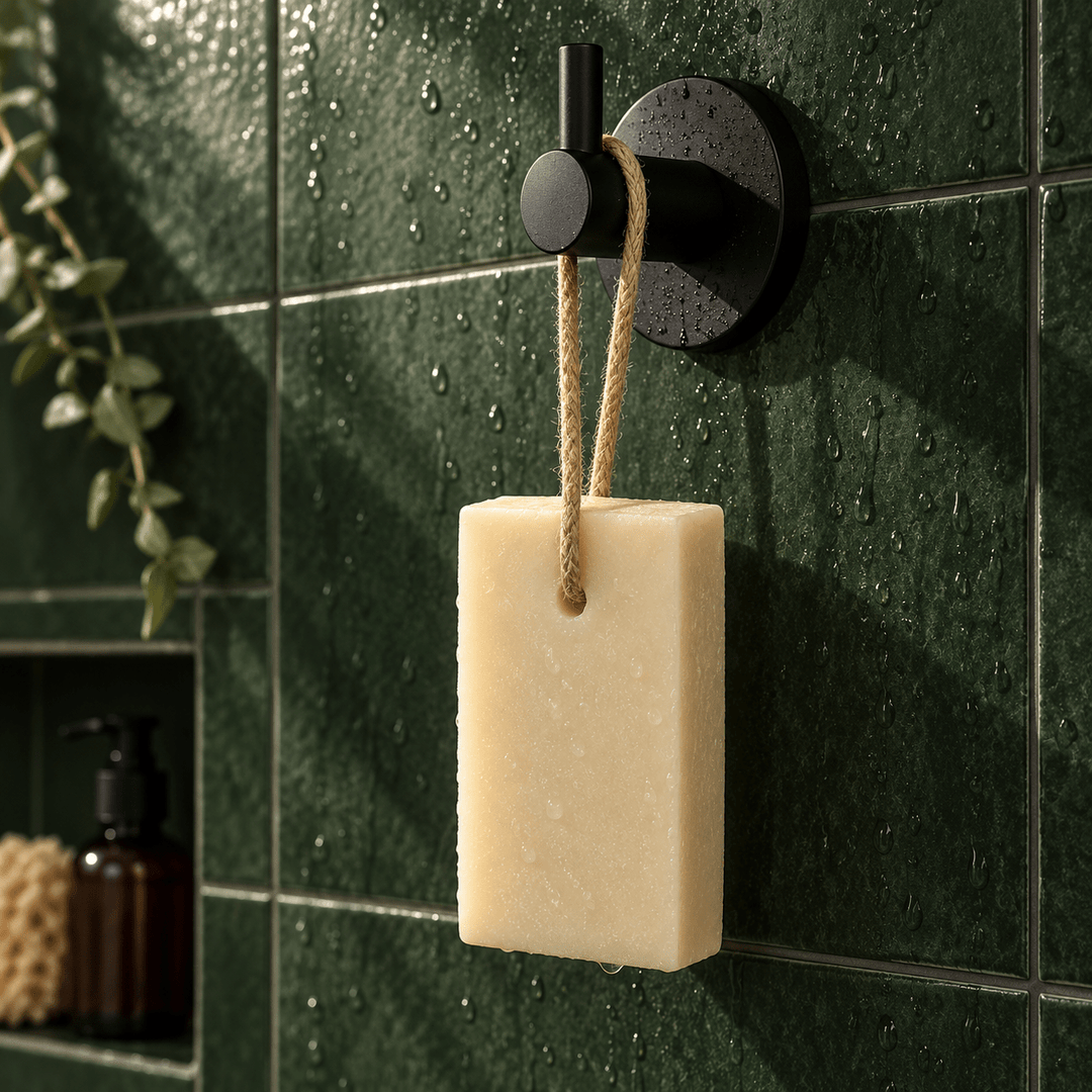 Luxurious Spa Shea Soap-on-A Rope & Candle Set - Cosy Cottage Soap