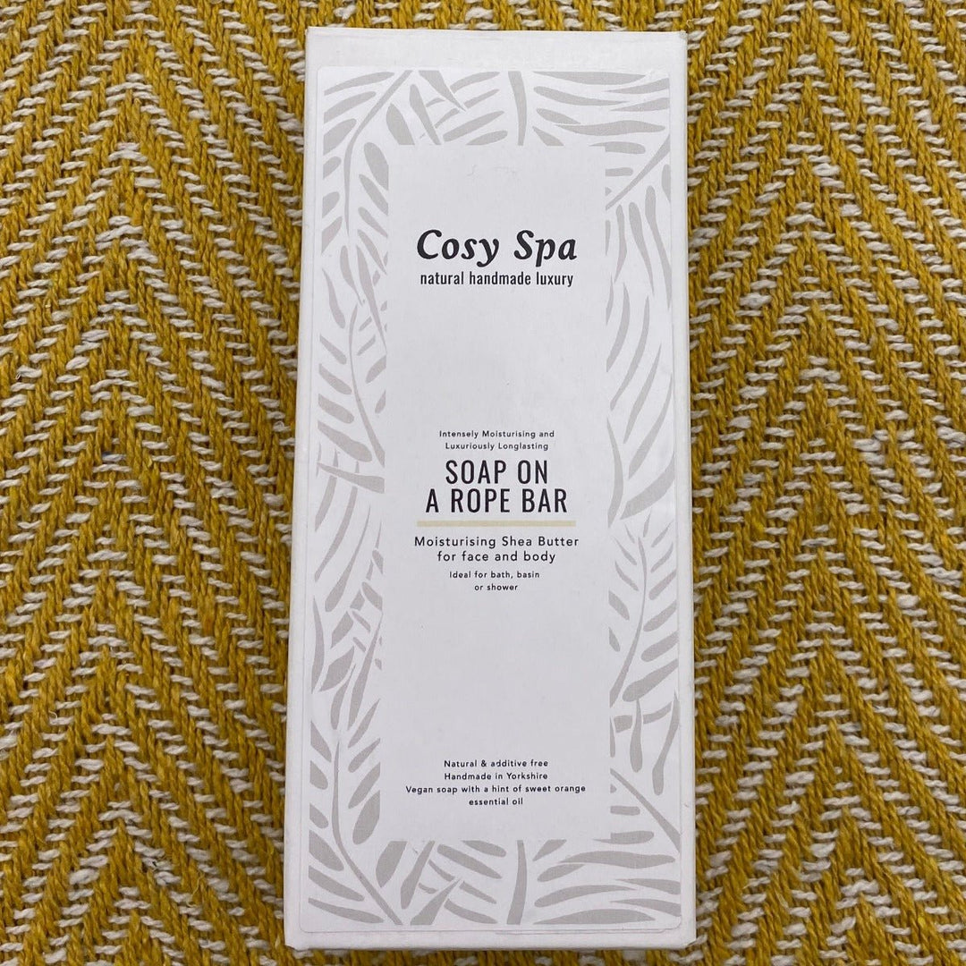 Luxury, extra large, moisturising body soap on a rope - Cosy Cottage Soap