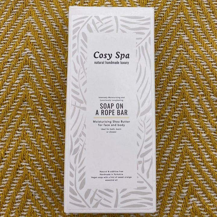 Luxury, extra large, moisturising body soap on a rope - Cosy Cottage Soap