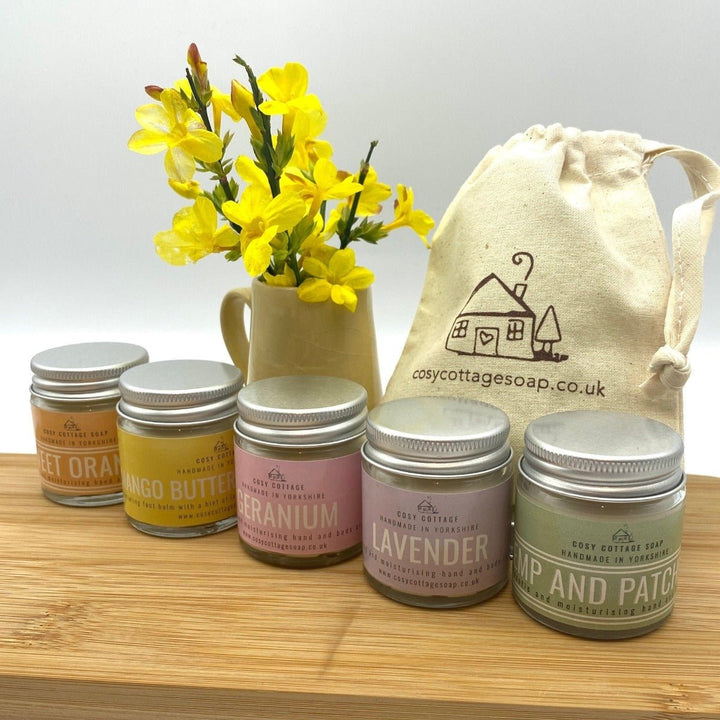 Mix or Match Hand, Body and Foot Cream Duo Gift Bag - Cosy Cottage Soap