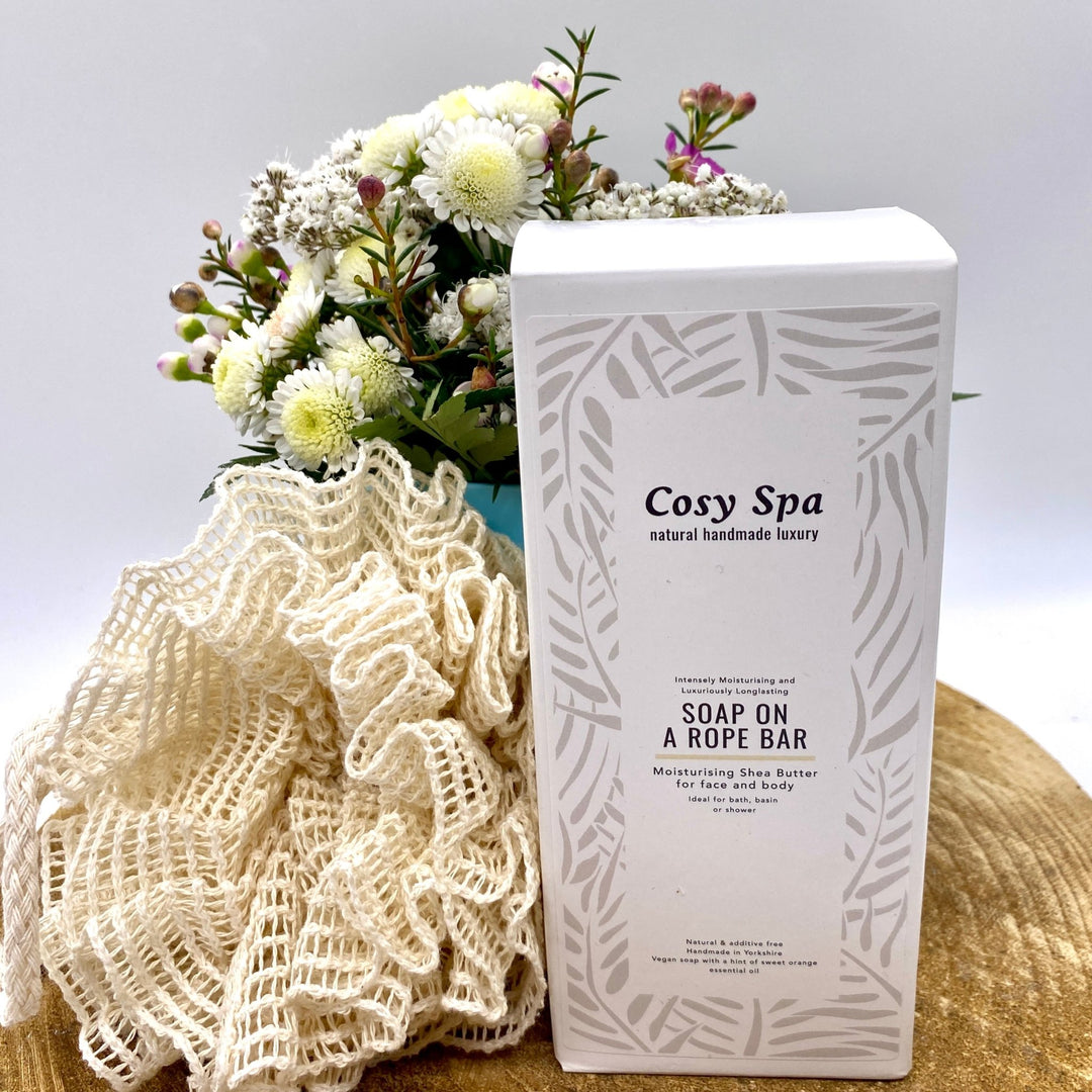 Natural Plant Fibre Bath and Shower Puff - Cosy Cottage Soap