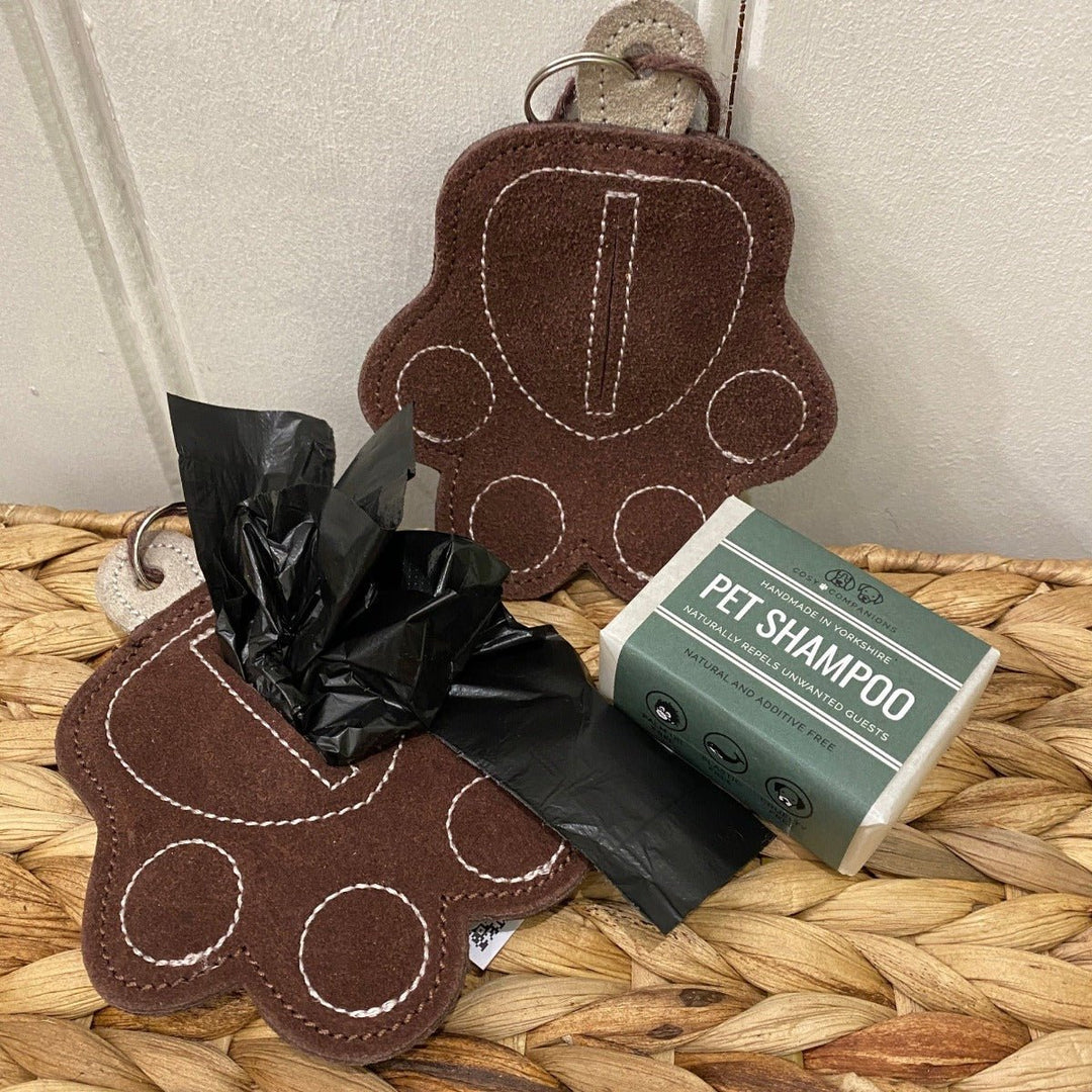 Plastic Free Poo Bag Holder - Cosy Companions - Cosy Cottage Soap