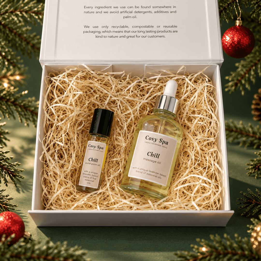 Relax for Christmas Massage Gift Set - Cosy Cottage Soap