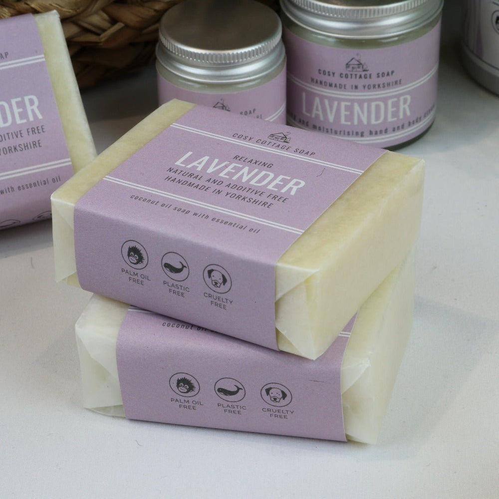 Relaxing Natural Lavender Soap - Cosy Cottage Soap