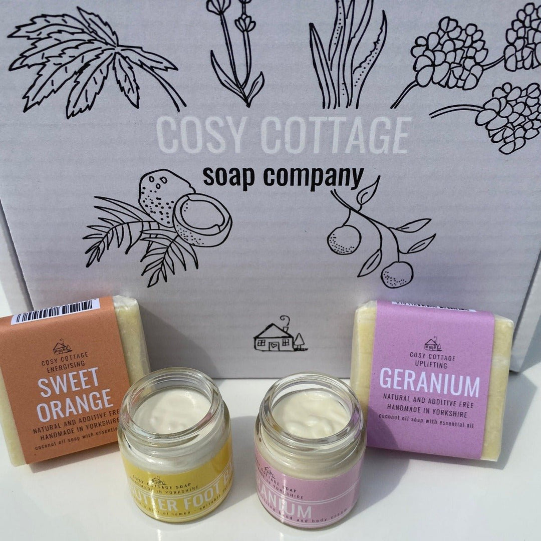 Soap and Balm Selection Box - SAVE OVER 10% - Cosy Cottage Soap