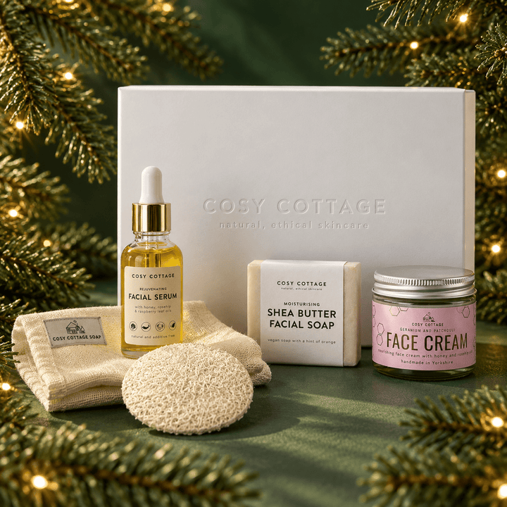 Super Skin Glow Christmas Facial Set - Cosy Cottage Soap
