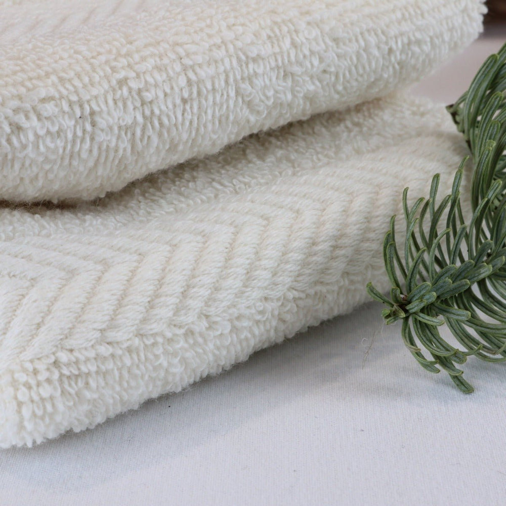 Unbleached Organic Cotton Facecloth - MULTI BUY OFFER AVAILABLE - Cosy Cottage Soap