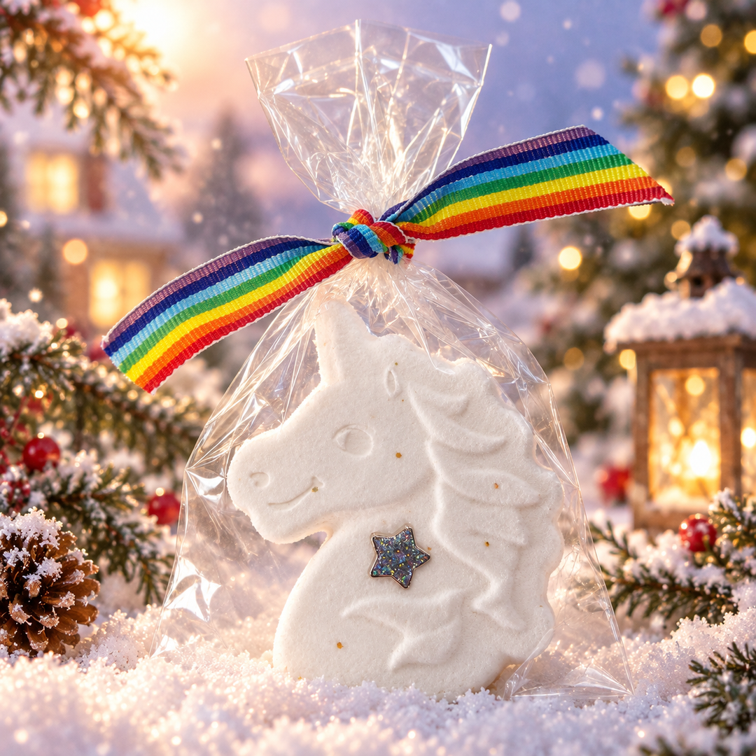 Unicorn Bath Festive Fizzer - Cosy Cottage Soap