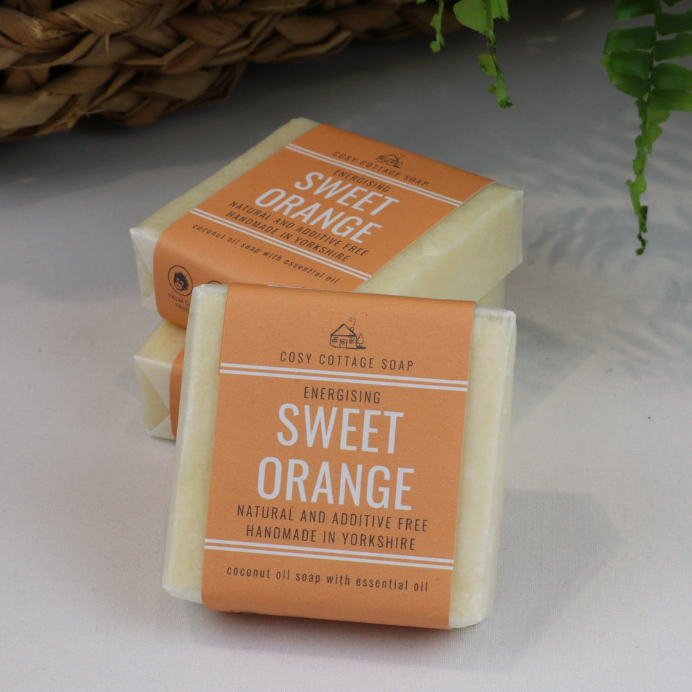 Vegan Soap, Cloth & Wooden Dish Gift Set - Cosy Cottage Soap